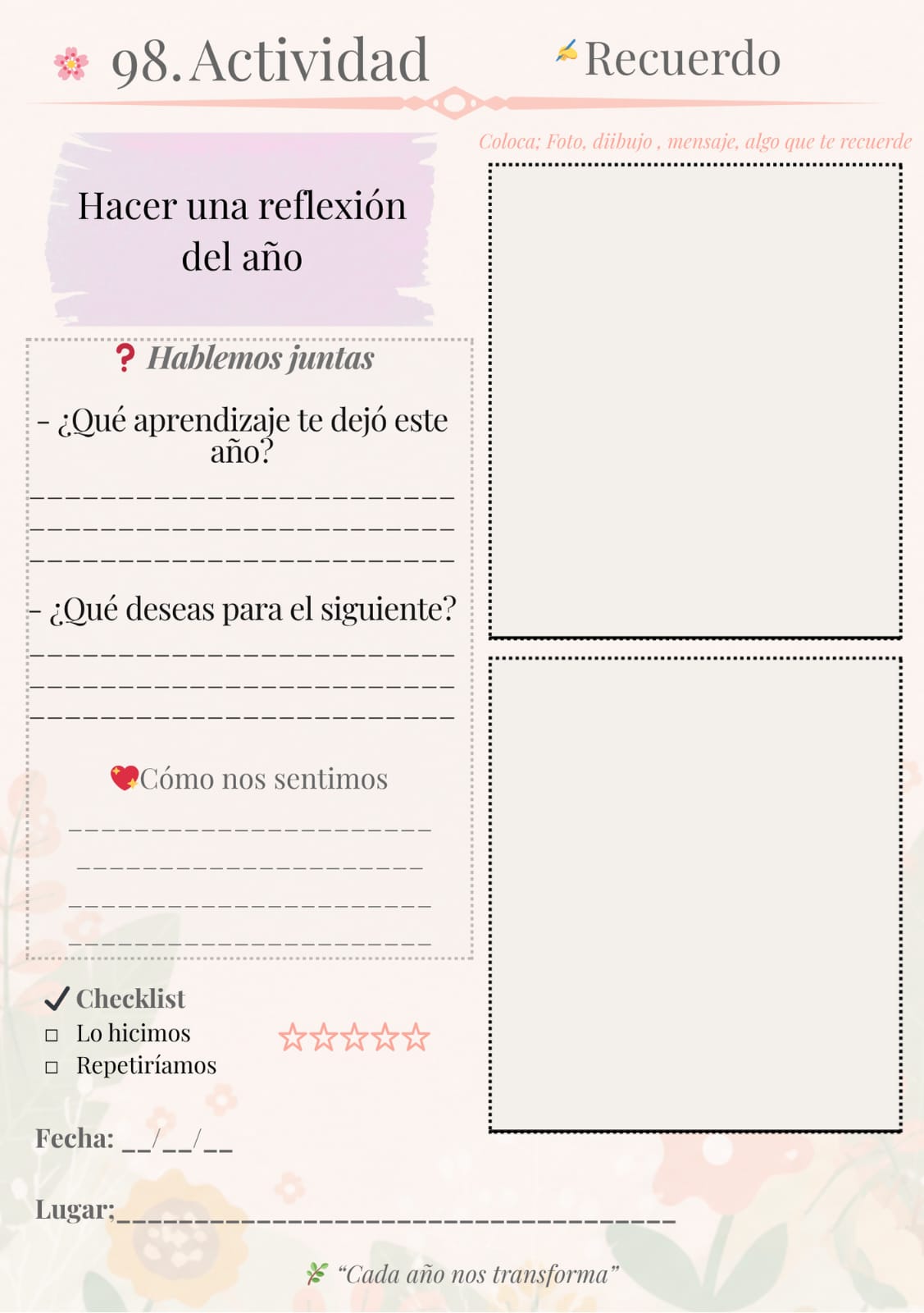 100 Citas con mamá-Diario y album